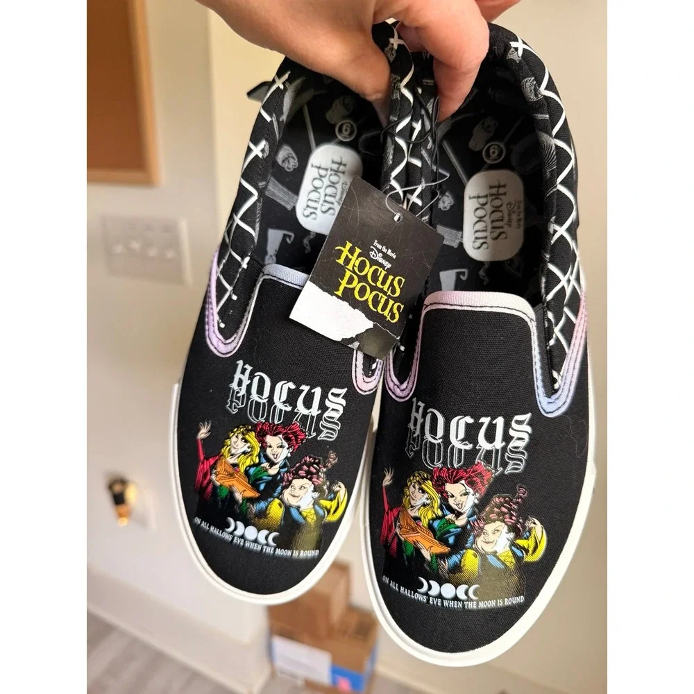 New with tags Disney‎ inspired HOCUS POCUS HALLOWEEN STYLE SNEAKERS womens 6